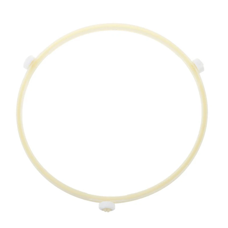 5 Pcs Replacement Part Plastic Microwave Oven Turntable Coupler& 1 Pcs Liquid Crystal Polymer Miniwave Oven Roller Ring Guide 1