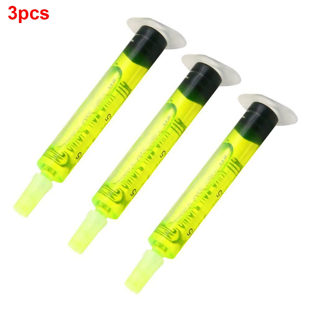 3 Pcs Air Conditioning Hydraulic Systems Tool Tracer Oil Refrigeration Leak Test R134A Detection Car Tyre Fluorescent Repair