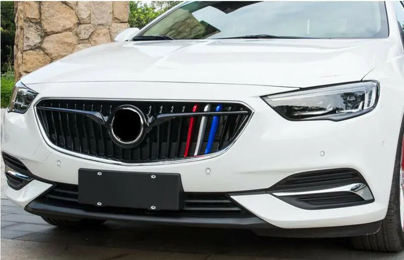 ABS Трехцветная передняя решетка облицовки радиатора 3 шт для Buick Regal