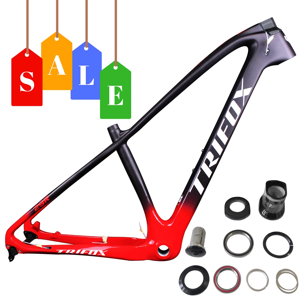 Рама для горного велосипеда TRIFOX Carbon Mountai 27 5/29er 31 6 мм рама BSA/BB68 MFM200 | Спорт и