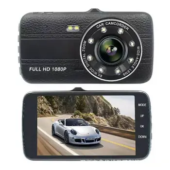 

Dash Cam 4" LCD Dual Lens Car DVR Driving Recorder 1080P Vehicle Video Camera