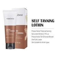 Suntan Self Tanning Cream Stay Bronze Self Sun Tan Tanning Enhance Day Tanning Cream Face Body Bronzer Sunscreen Tanner Lotion 6
