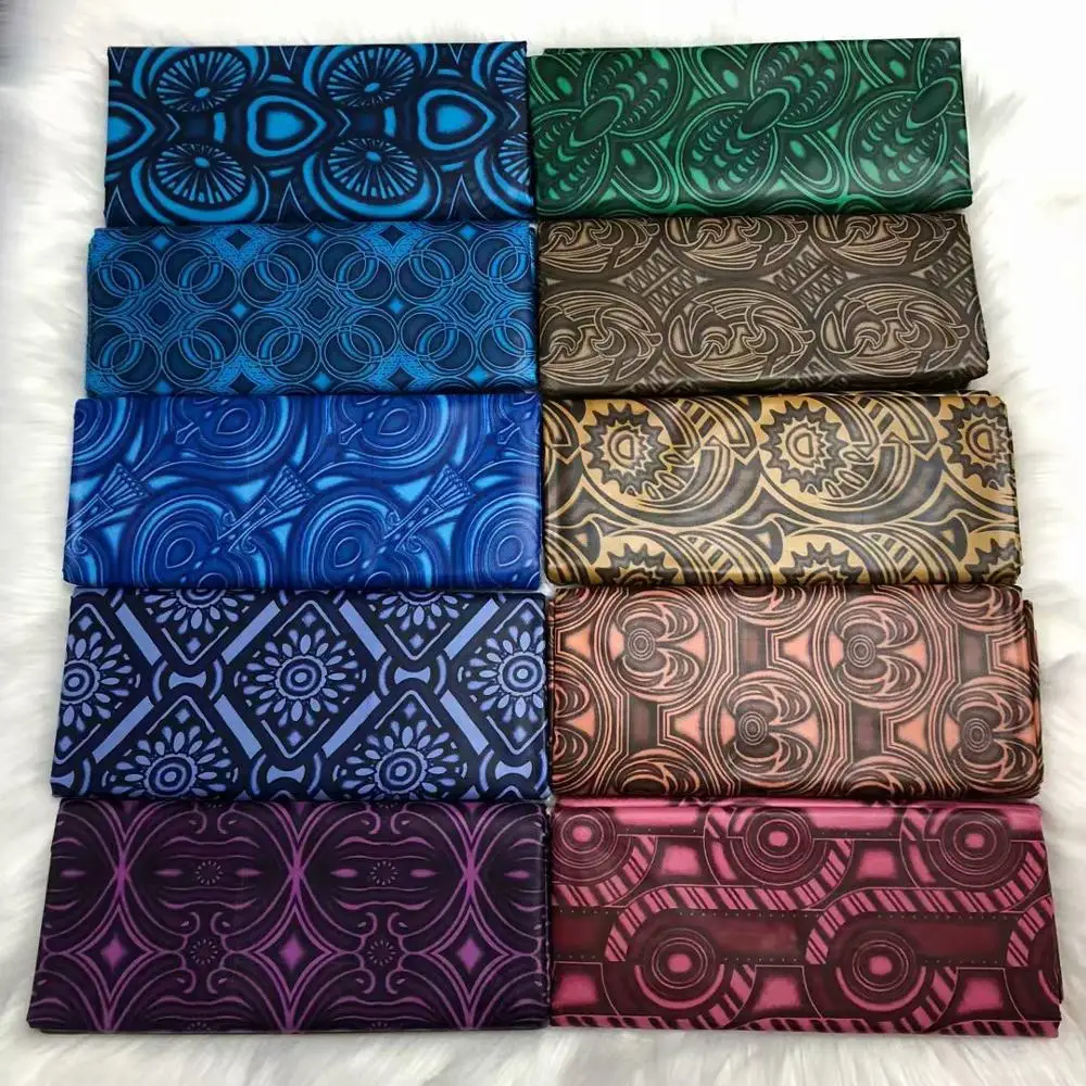 Жаккардовая парча ткань африканская ткань Базен riche ткань высокого качества Базен riche getzner 5 ярдов/комплект