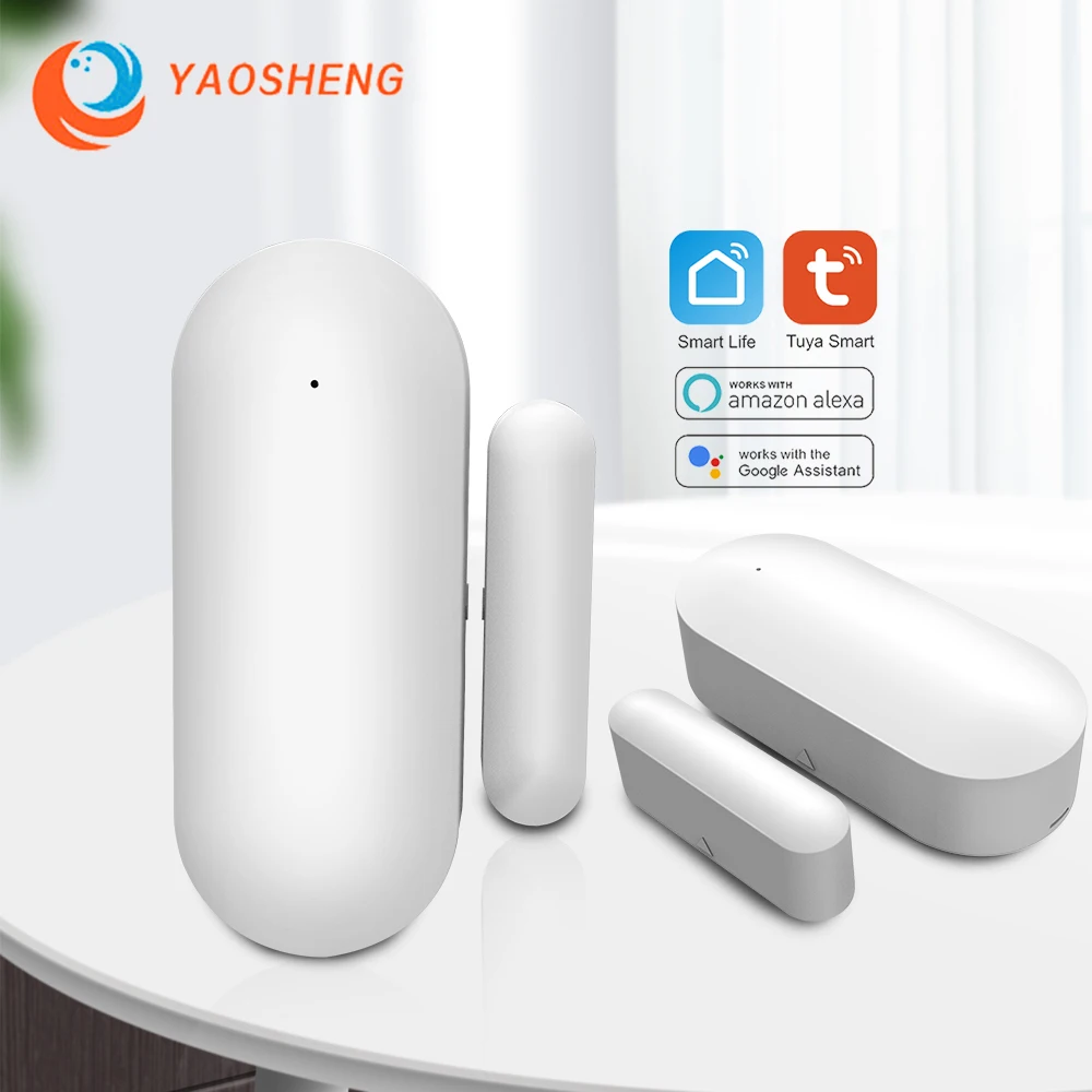 Tuya WiFi Door Sensor Smart Door Open/Closed Detectors Smart Life APP
