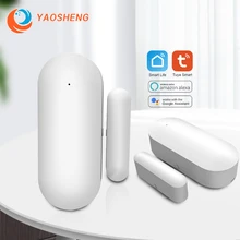 

Tuya WiFi Door Sensor Smart Door Open/Closed Detectors Smart Life APP Magnetic Switch Window Sensors Work With Alexa&Google Home