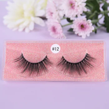 

Faux Soft Eye Lashes Sets 1 Pair 3D Eyelashes Long Lasting Natural Dramatic Volume Eyelashes Extension Lashes Mink For Party