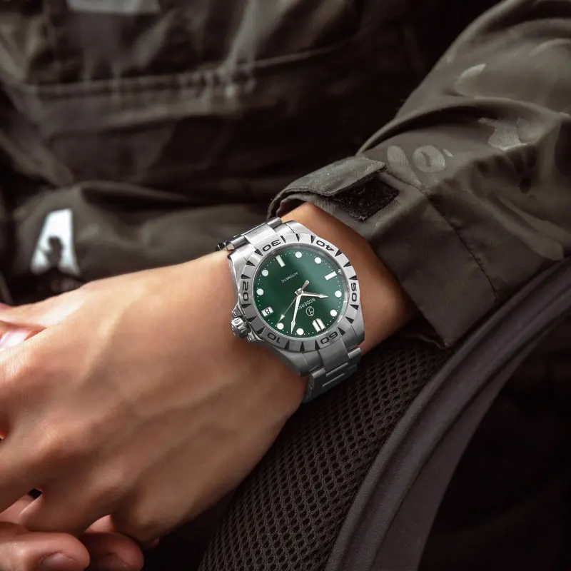 Men Watches Automatic Mechanical Luxury Brand 50M waterproof Fashion Stainless Steel Wrist Watch Men Clock Relogio Masculino