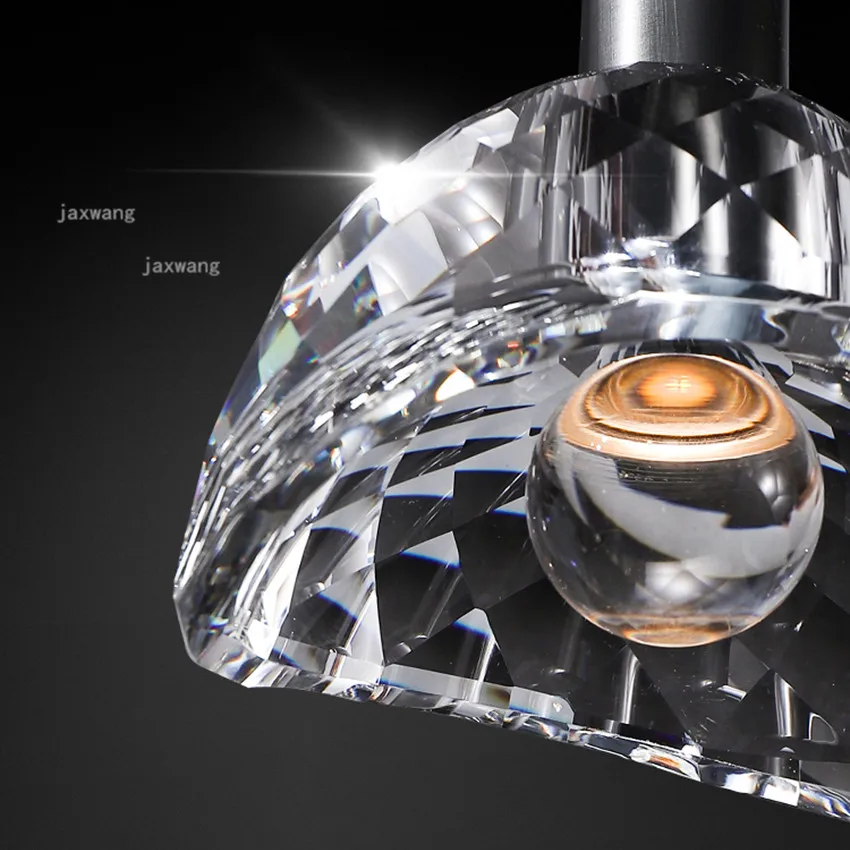 Светильник роскошная хрустальная люстра скандинавские Медные подвесные лампы