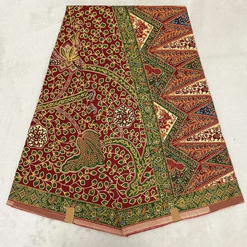 

Veritable Wax tissus Guaranteed Real Wax 6yard/lot 2020 New High Quality African Fabric nigeria ankara tissus Wax Y0036