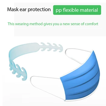 

Ear Protection Accessories Mask Companion + Anti Mask Soft Silicone Bendable Portable Care Home Products face mouth fabric Masks