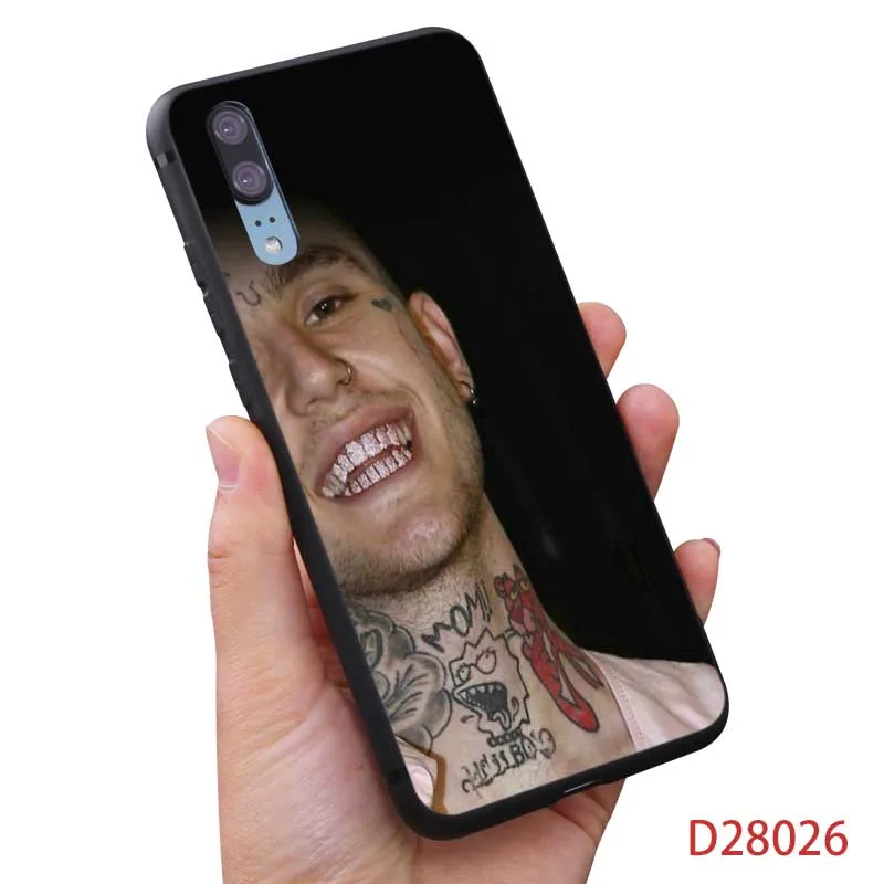 Rap Singer Lil Peep hellboy Life Cry Детское покрывало для huawei honor 9x pro 8x10 20 10 lite 20 pro Прозрачный мягкий силиконовый чехол для телефона - Цвет: D28026