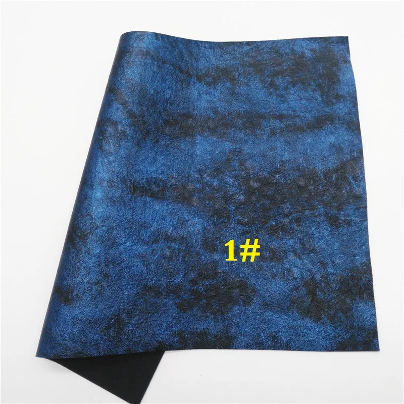 Glitterwishcome 21X29 см A4 Размер винтажная искусственная ткань, металлизированная Синтетическая кожа ткань искусственная кожа листы для бантов, GM579A - Цвет: 1