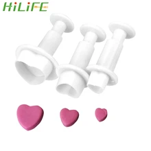 HILIFE сердце весна штамп 3 шт. Печенье Торт украшения Плунжер выпечки аксессуары Gummies Торт Инструменты помадка торт плесень HILIFE сердце весна штамп 3 шт. Печенье Торт украшения Плунжер выпечки аксессуары Gummies Торт Инструменты помадка торт плесень
