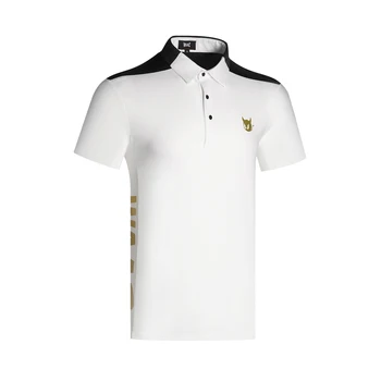 

New golf short sleeve men stylish breathable