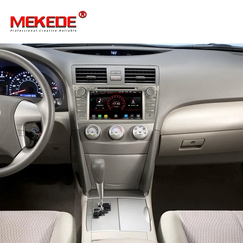 MEKEDE HD 2G+ 16G Android 9,0 AV выход автомобильный DVD мультимедиа для toyota camry 2007-2011 gps навигация радио плеер