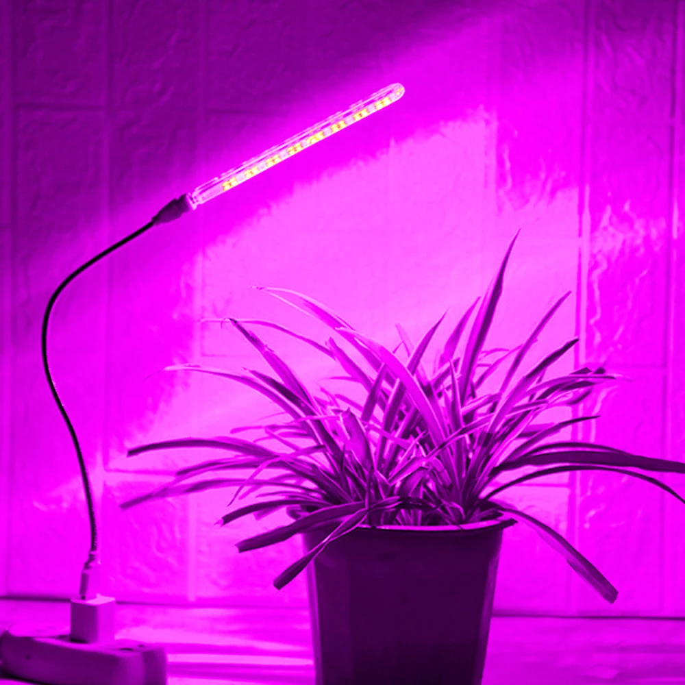 ZHMZH 21LEDs Plant Growth Lamp USB Portable LED Grow Light Full Spectrum Phyto LED Growing Lights Hydroponic DC5V