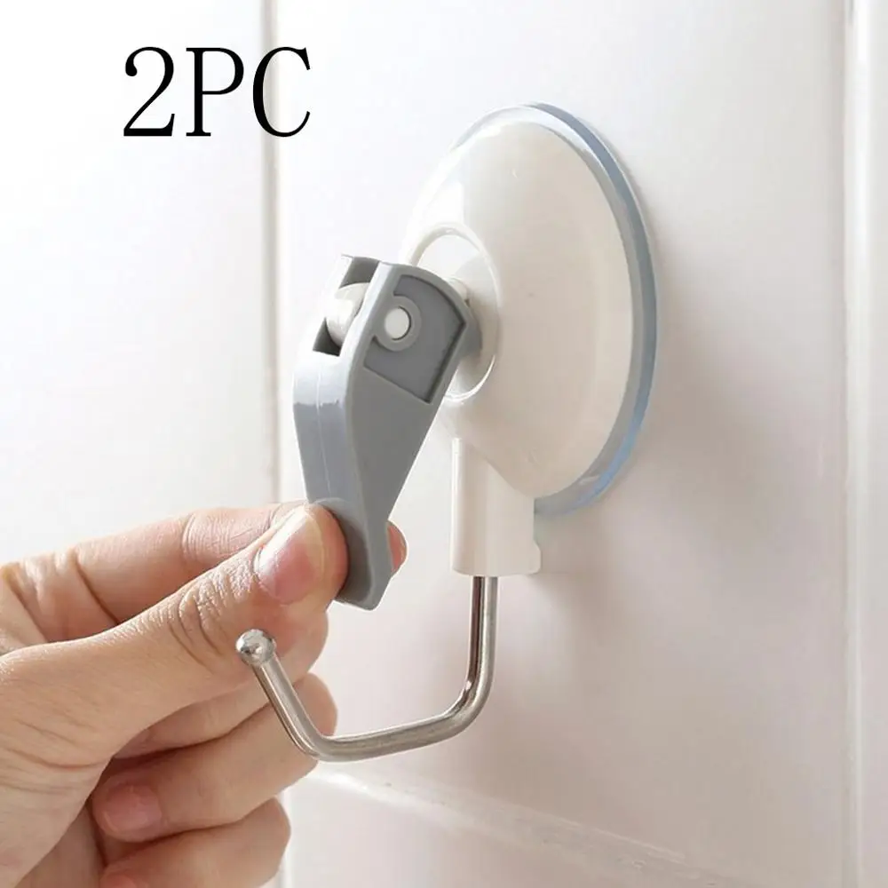 

Bathroom/Kitchen acuum suction hook Heavy Duty Large Suction Cup Hooks Snap Lever Vacuum Holder Max Adhesive Wall Hooks @40