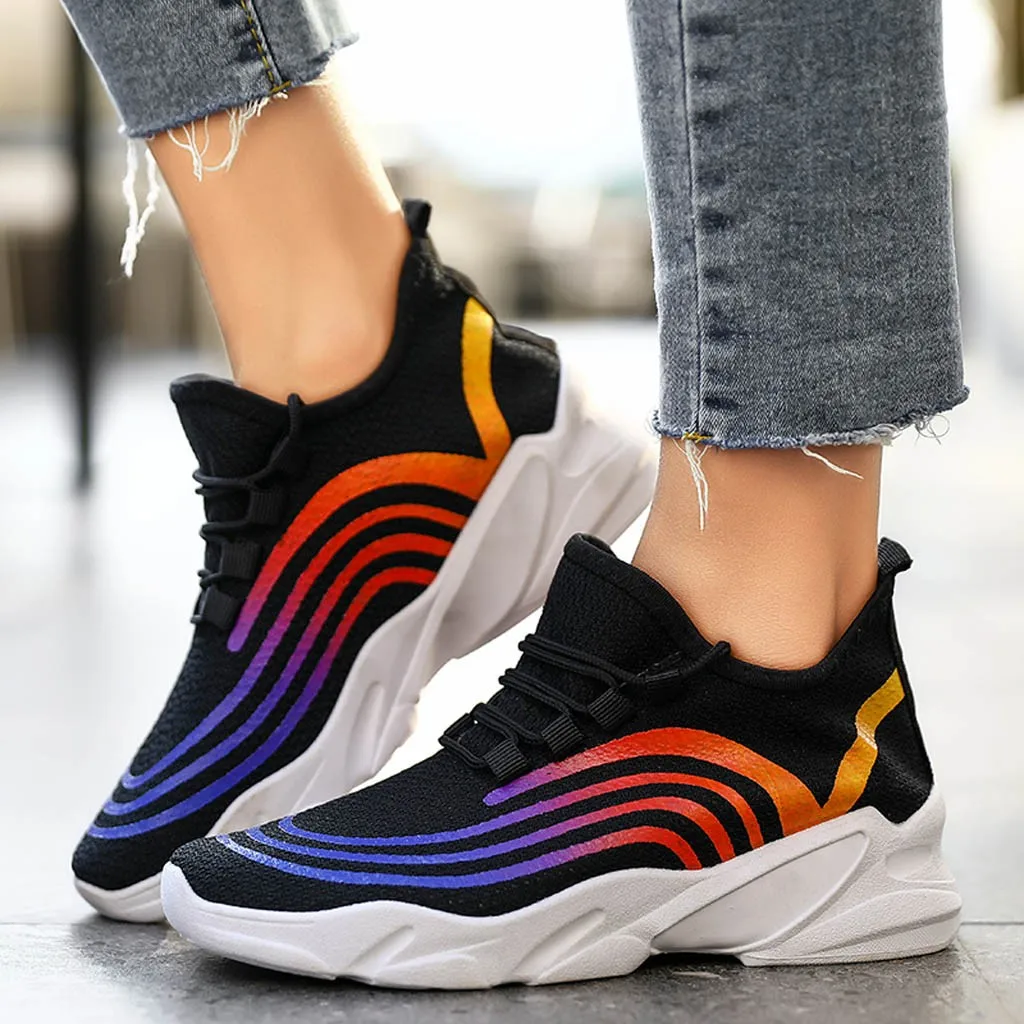 Женские сетчатые Лоскутные Нескользящие туфли лодочки обувь на танкетке женские