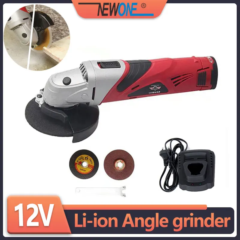 Hephaestus Angle Grinder with 12V Lithium Battery Angular Power Tool Grinding Metal Wood cordless Cutting and grinding Machine