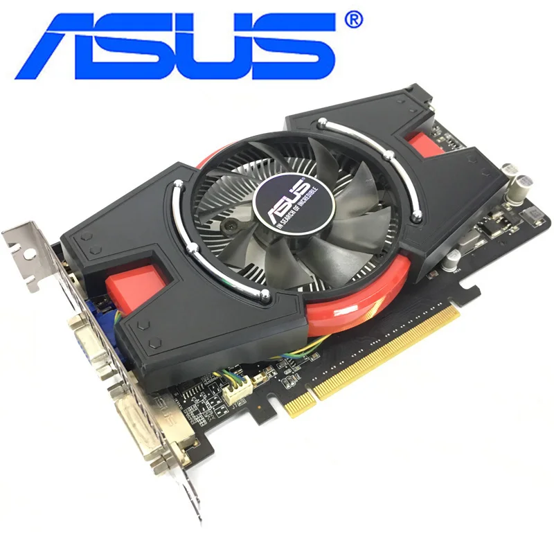 Видеокарта ASUS GTX 550 Ti 1 ГБ 192Bit GDDR5 видеокарты для nVIDIA Geforce GTX 550Ti б/у карты VGA эквивалент GTX650