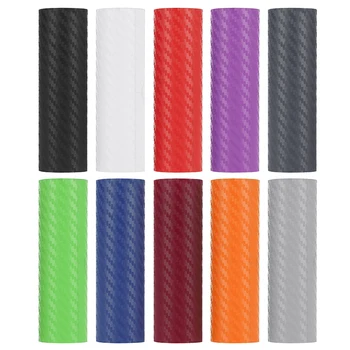 

127 cm * 10 cm 3D Glossy Vinyl Film carbon fiber car color film body sticker car decoration stickers (10 colors optional)