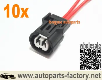 

longyue 10pcs Intake air temperature IAT sensor connector plug for Honda RSX
