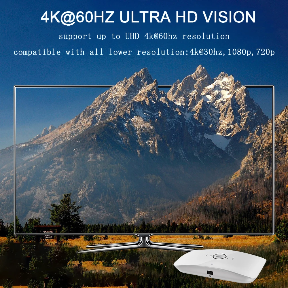 HDMI 3x1 коммутатор 4K 60Hz HDMI разветвитель порт HDMI коммутатор разветвитель коробка HD 3D с пультом дистанционного управления белый