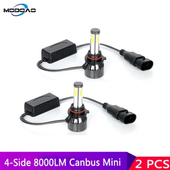 

2 pcs H1 H3 H4 H7 LED Headlight Canbus Erorr Free 360 degree COB Headlights H8 H9 H11 9005 9006 HB3 HB4 LED Headlamp for BMW E60