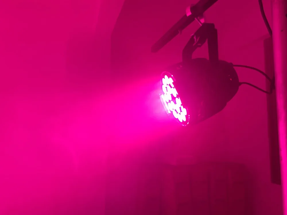 Беспроводной дистанционный пульт 18x12 Вт привело номинальной света RGBW 4in1 DMX Профессиональное освещение indoor сцены DJ оборудование DMX DJ свет