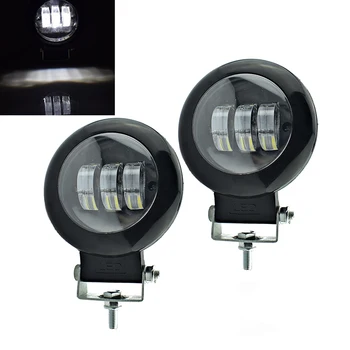 

Moto 12V 30w led work lights headlights super bright 6500k car spot fog lamp auxiliary work lamp accessories spotlights headlamp