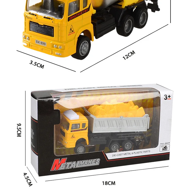 Сплав ВОИН Инерционная модель автомобиля игрушка 1: 72 пожарная Инженерная машина игрушка автомобиль игровой дом украшение