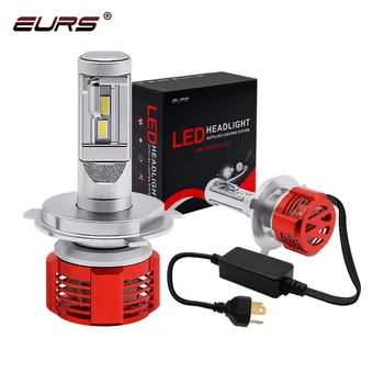 

EURS M6 H4/9003/HB2 led h7 Headlight Bulbs 6000k white high/low beam fog light conversion canbus lamp Interior Accessories