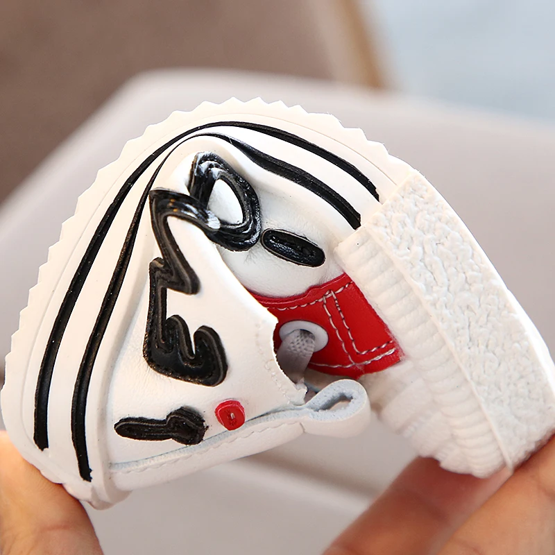 Kids Children's Cartoon Letter Print Sports Shoes Boys Girls PU Shoes Casual Sneakers Shoes