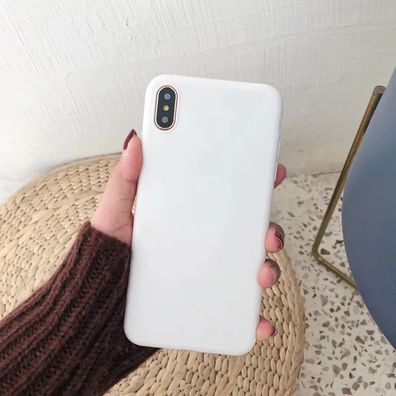 Силиконовый чехол ярких цветов для Iphone 11 Pro Xs Max X Xr 8 7 6s 6 Plus, Ультратонкий Мягкий чехол из ТПУ на заднюю панель, чехол для Iphone 5S, SE 5 S