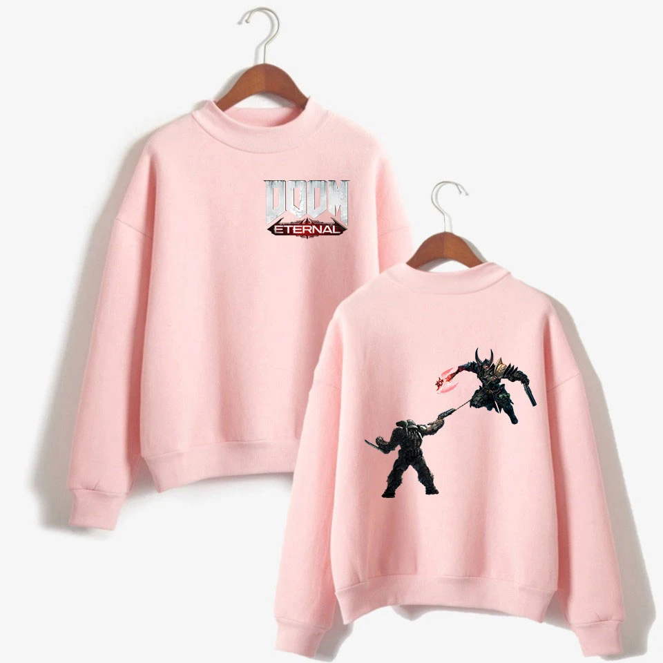 New Doom Eternal Autumn Winter Warm Fashion Hoodies men Sweatshirt Graphic Korean Style Sweatshirts Streetwear