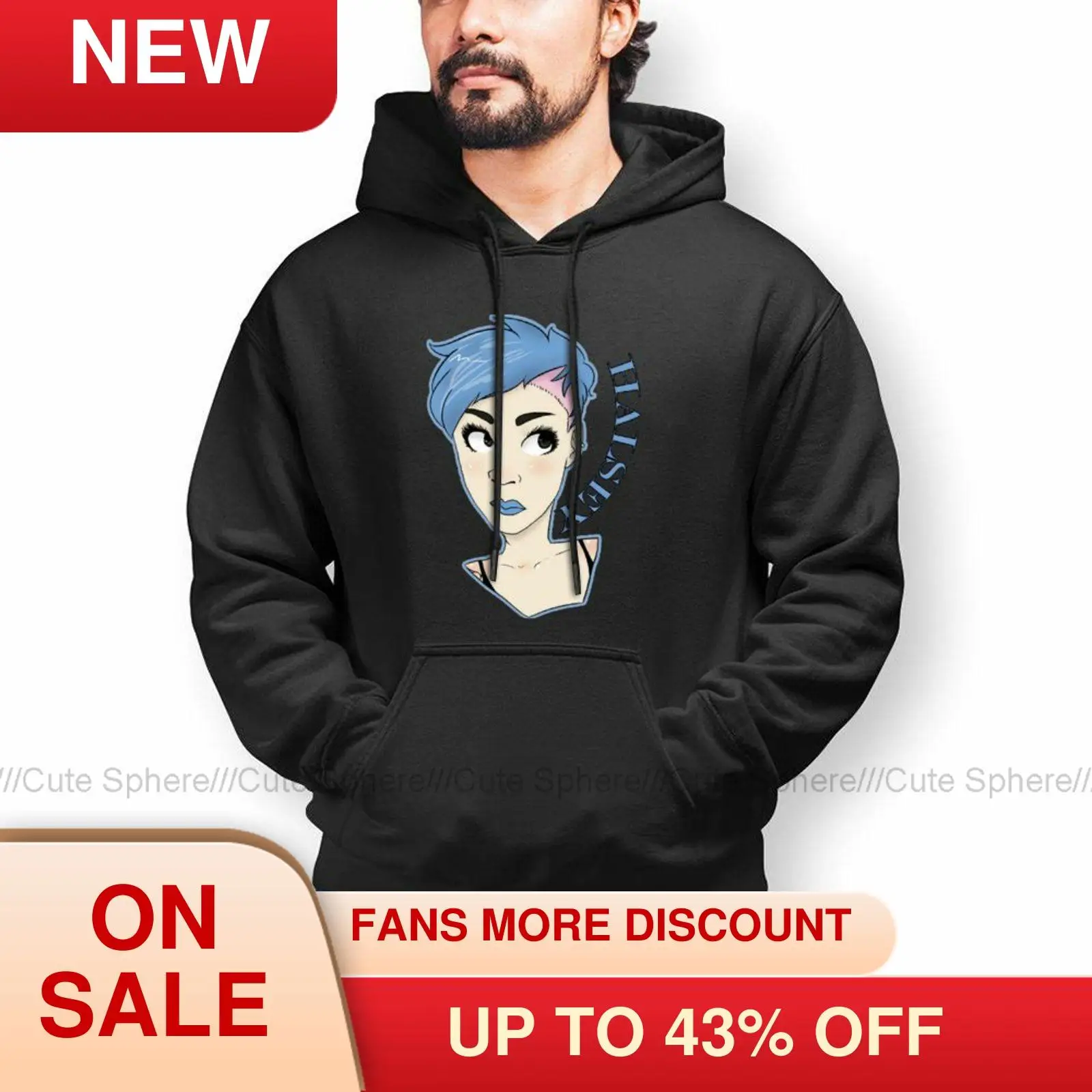 

Cool Halsey Halsey Hoodie Cotton Warm Hoodies Long Loose Pullover Hoodie Over Size Men