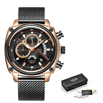 

New Stainless Steel Fashion quartz watch men Sports Watch 0918-66