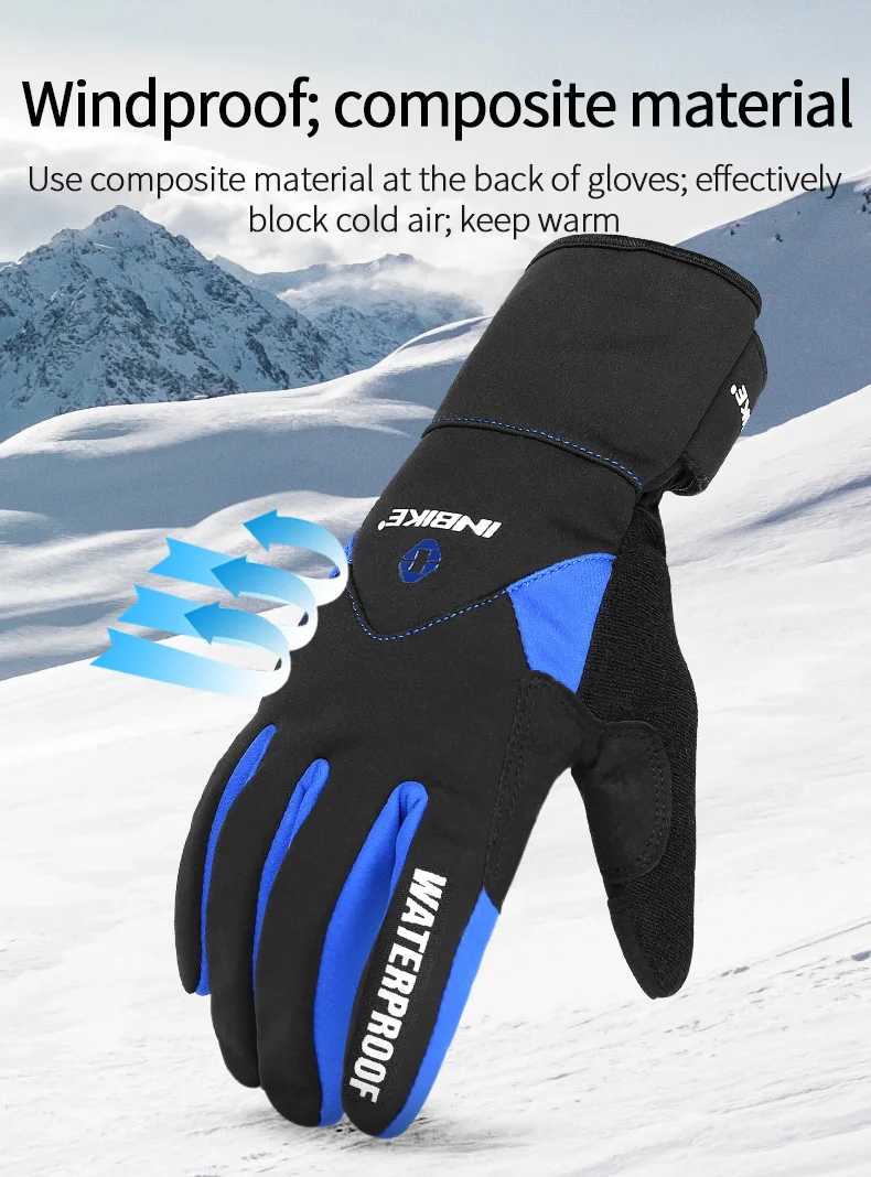 Full Finger Cycling Gloves MTB Bike Bicycle Equipment Riding Outdoor Sports Fitness Touch Screen GEL Padded Accessories