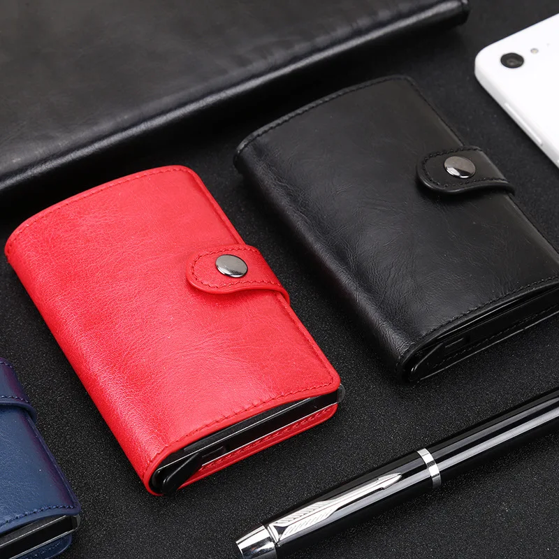 

Wholesale Card Bit More Women's Wallet Men Anti-Degaussing Bank Card Holder Credit Wallet Business Card Holder