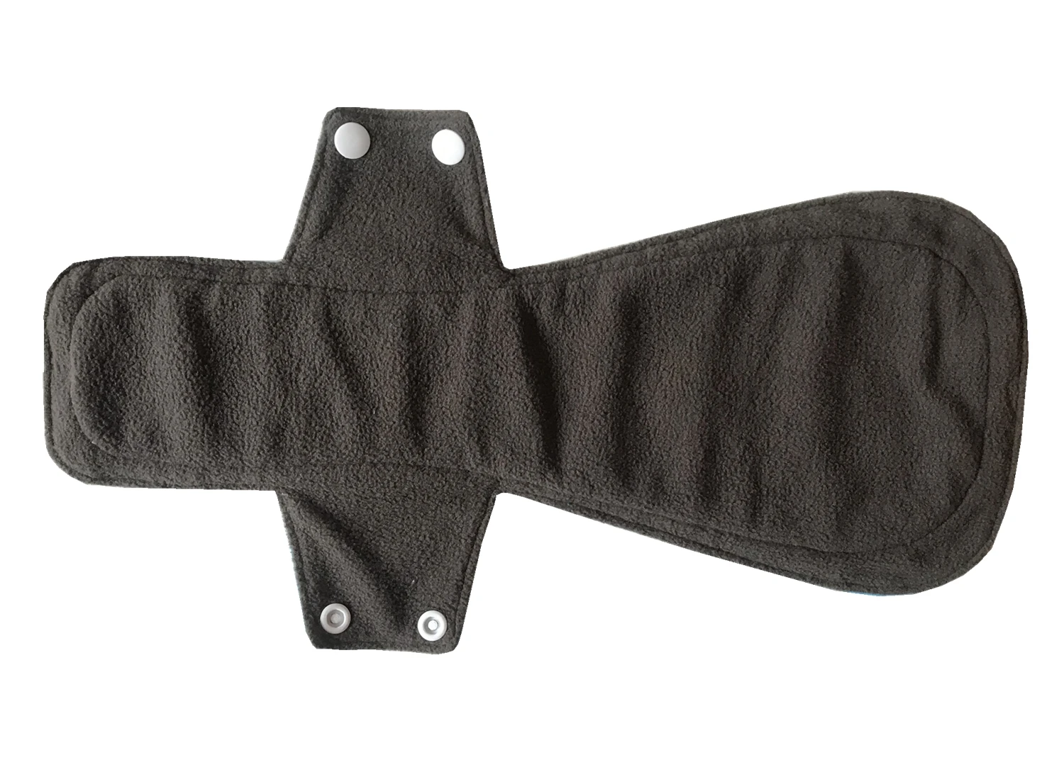 JUTESK's 5 pieces14 Inch / 35.4cm Overnight Charcoal Bamboo Mama Cloth/ Menstrual Pads/ Reusable Sanitary Pads