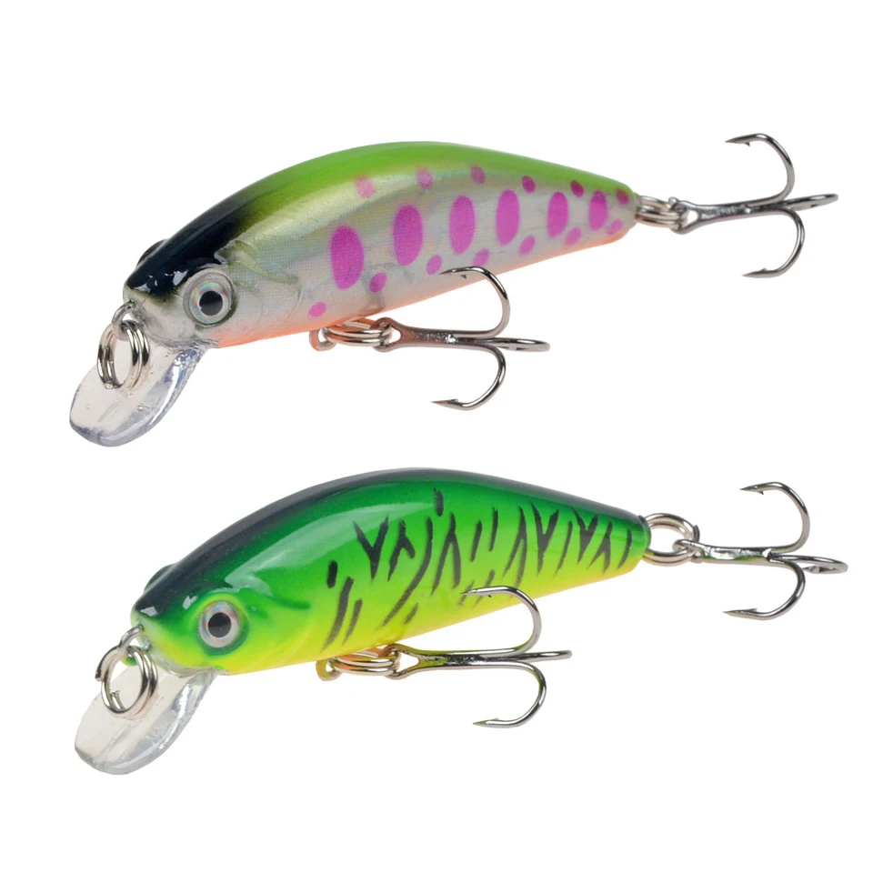 

1PCS Minnow Fishing Lure 55mm 6.5g Sinking Hard Bait Wobbler Jig Bait Crankbait Carp Striped bass Pesca Fishing tackle SwimBait