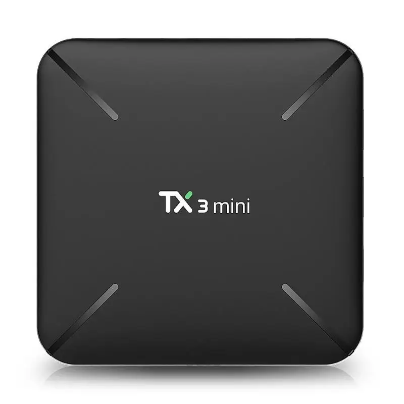 TX3 mini-H S905W Смарт ТВ приставка смарт-приставка ТВ четырехъядерный 2 ГБ+ 16 ГБ USB 2,0*2 смарт-приставка ТВ приемник для Android 7,1