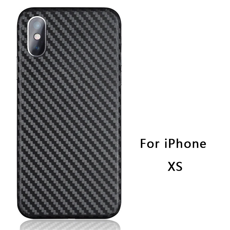 Роскошная наклейка из углеродного волокна на заднюю панель для iPhone 11 Pro Max 11 Pro 11X7 8 Plus прочная наклейка s для iPhone 6S 6 7 8 XR XS MAX