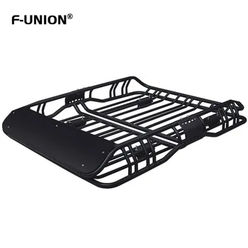 

F-UNION Roof Box Big Capacity Roof Rack Aluminum Roof Box 220 Lb Stylish And Versatile Roof Basket For Bulky Cargo