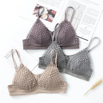 

Lace Bra Underwear Bra Thin Mould Cup Lingerie Push Up Bra Women Sexy Underwear Bralette Seamless Soft Bras Women Bra Set