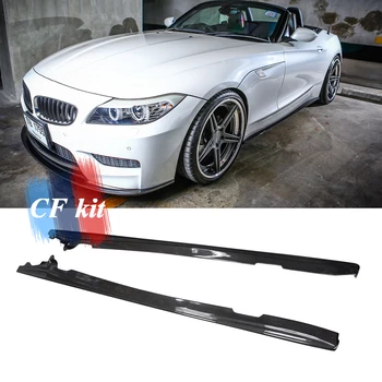 

3D Style Carbon Fiber Side Skirts Bumper Lip For BMW E89 Z4 2009-2015 Side Lip Car Styling