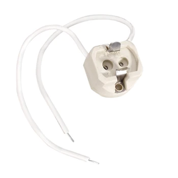 

G12 Base Ceramic Lamp Holder Socket Cable Halogen LED Bulb Light Fitting