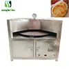 110v 220v Gas heating auto rotation flat pita bread baking machine oval wheat cake making furnace oven baked wheat cake machine 1