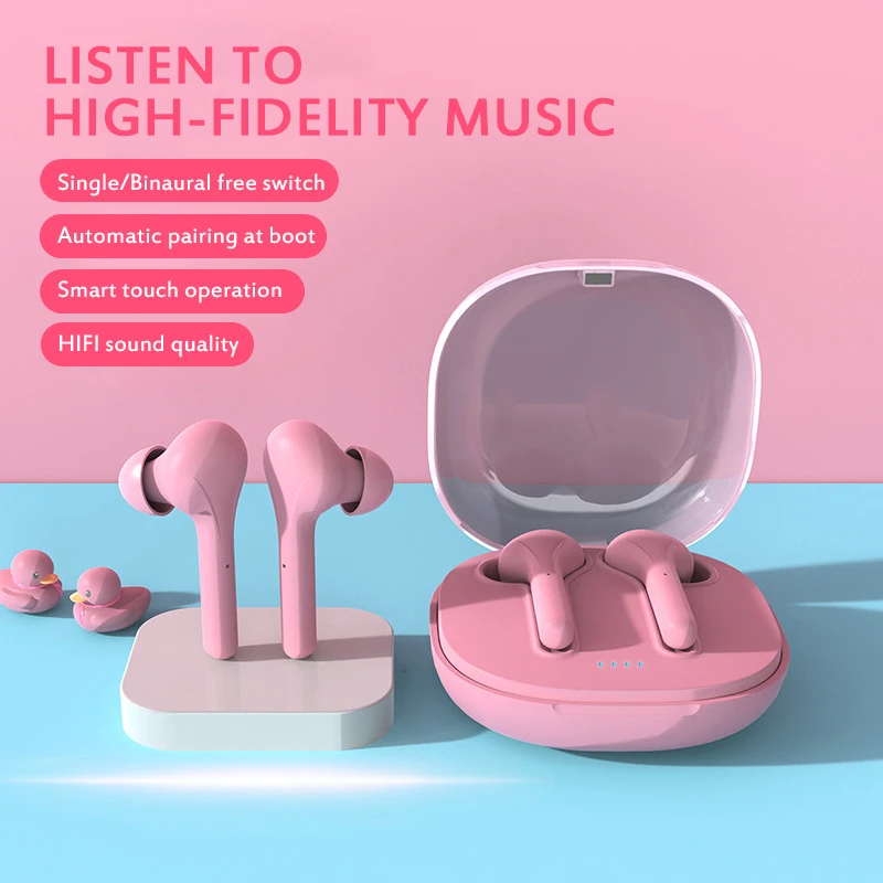 K88 TWS Mini wireless bluetooth 5 0 earphone with mircophone smart touch sports headset stereo dual ear waterproof headphone