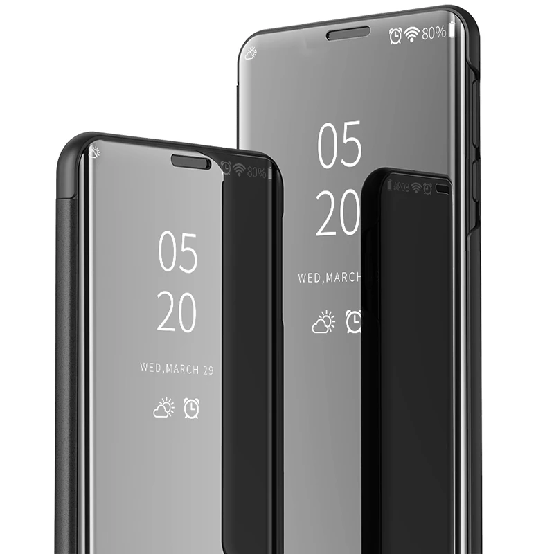 Чехол для Samsung Galaxy M30s Роскошный чехол в деловом стиле зеркальный флип M30|Бамперы| |